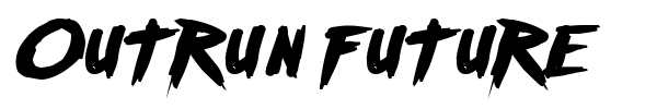 Outrun future font preview